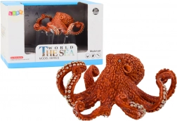 Figurină caracatiță portocalie uriașă 10 cm