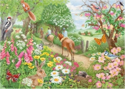 Puzzle Plimbare de după-amiază 1000 de piese