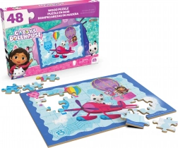 puzzle din lemn Gabby’s Dollhouse 48 piese