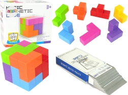 Cub de construcție magnetic – 7 piese