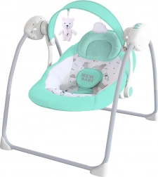 Leagăn-balansoar pentru copii New Baby Teddy mint