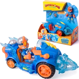 SuperThings Kid Kazoom Combat – vehicul cu figurină și accesorii