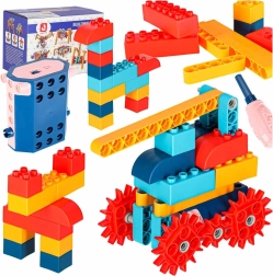 Set de construcție STEM cu motor, 116 piese