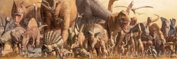 Puzzle panoramic Dinozauri 1000 piese
