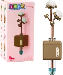 Set de Construcție Floare de Bumbac în Sticluță 392 de piese