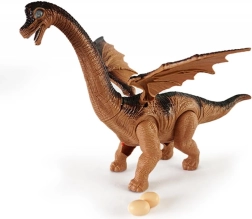 Dinozaur brachiosaurus cu baterii care merge