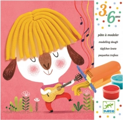 DJECO Set creativ cu plastilină Coafuri