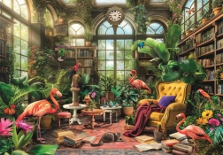 Puzzle Bibliotecă în Vitrină 1000 de piese