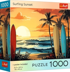 Puzzle Trefl Surfing la apus 1000 piese