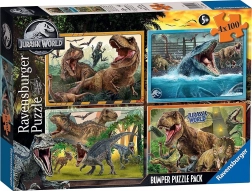 Puzzle Ravensburger Jurassic World set 4x100pcs