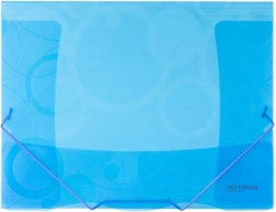 Mapă cu elastic A4 albastră