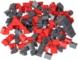 Set creativ pentru acoperișuri roșii și gri închis