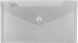 Plic cu capsă DL Opaline transparent, husă pentru documente din polipropilenă