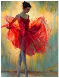 Mozaic de diamante - Baletistă