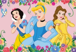 Puzzle Prințesele Disney Înflorite