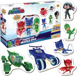 Set de magneți PJ MASKS Pidžamaskii pentru copii