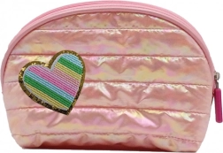 Gentuță cosmetică roz pufoasă