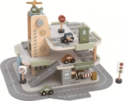 garaj din lemn cu drum 2Kids Toys