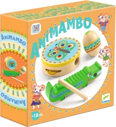 Set muzical DJECO: tamburină, maracas și guiro