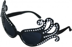 Ochelari de carnaval Lady G negri
