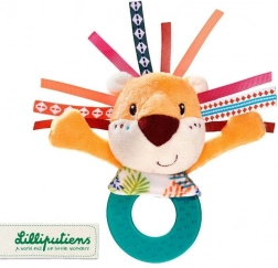 Lilliputiens - Zornăitoare cu Jucărie de Ros Leul Jack pentru Bebeluși