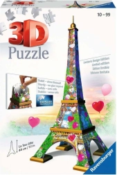 Puzzle 3D Turnul Eiffel Love Edition, 216 piese