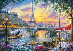 Puzzle Timp pentru ceai la Paris 500 piese