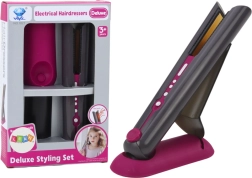 Jucărie uscător de păr pentru copii cu suport, lumină și sunet