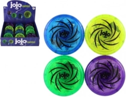Yo-yo din plastic luminos 6 cm – 4 culori, cu baterii