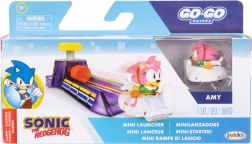 Sonic Go Go Racers set mini cu lansator