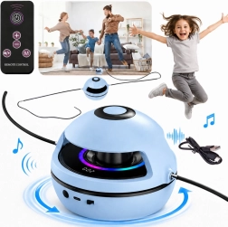 Dispozitiv electric interactiv pentru sărit cu muzică, Bluetooth, telecomandă și contor