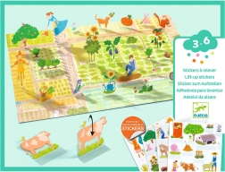 Autocolante repoziționabile Fermă DJECO