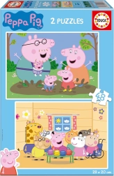 Puzzle EDUCA Peppa Purcelușa 2×48 piese