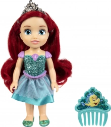 Păpușă Disney Princess cu pieptene 15 cm