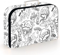 Servietă Lamino Comix White pentru copii