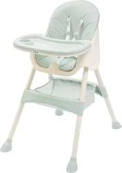 Scăunel de masă BABY MIX Nora, verde prăfos