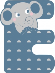 small foot literă din lemn E