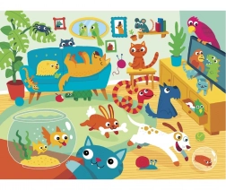 Puzzle Petrecere Animală 24 piese