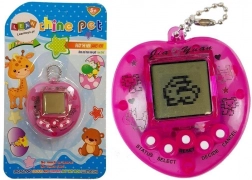 Joc electronic TAMAGOTCHI roz roz cu lanț scurt