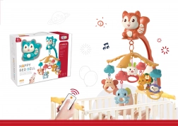 Carusel pentru pătuț Veverița cu proiector și telecomandă