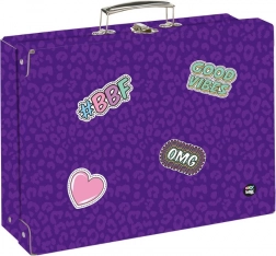 Geantă dreptunghiulară din lamino A4 pentru rechizite școlare