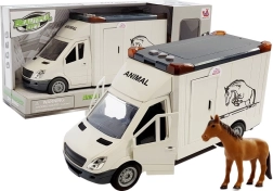 Camion de marfă Cai Vehicul de transport Alb