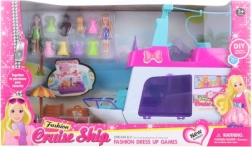 Barcă pentru păpuși cu accesorii