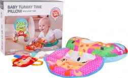 Pernă senzorială pentru bebeluși în formă de U, girafă, cu jucării