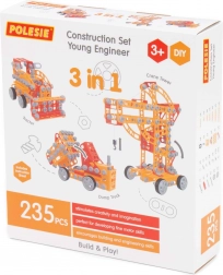 Set de construcție Micul inginer - 235 piese