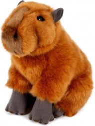 Capibară de pluș 25 cm – jucărie moale și pufoasă, potrivită de la naștere