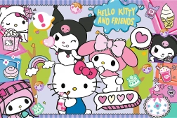 Puzzle Hello Kitty Trio năstrușnic 300 piese