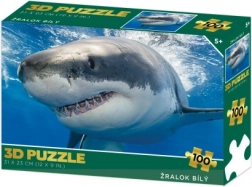 Puzzle 3D Rechin alb