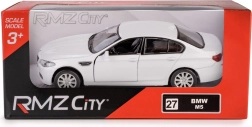 Model metalic BMW M5 1:32 cu uși care se deschid și mecanism pull-back