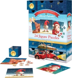 Calendar advent Eurographics puzzle – Animăluțe de Crăciun